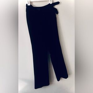 GUESS JEANS Stretch Wide-Leg Women's Pants with Side Ties, Black, Size: 26 EUC
